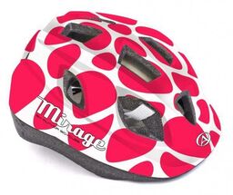 Author Kask Mirage czerwono-biały 48-54