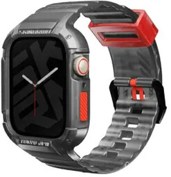 Skinarma Saido 2in1 do Apple Watch 45/44mm Ciemnoszary