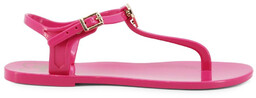 Klapki marki Love Moschino model JA16011G1GI37. Kolor Czerwony,