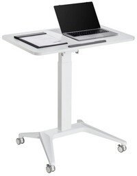 MACLEAN MOBILNE BIURKO STOLIK NA LAPTOP BIAŁE MC-453W