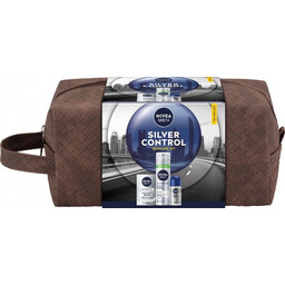 NIVEA Zestaw prezentowy męski Silver Control (Balsam po