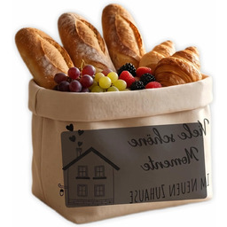 KOSZ NA PIECZYWO PŁÓCIENNY 38X22X16CM BAGIETKI PREZENT MATERIAŁOWY