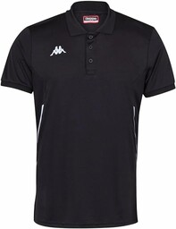 Kappa Faedis koszulka polo tenisowa, męska, czarna, 6Y