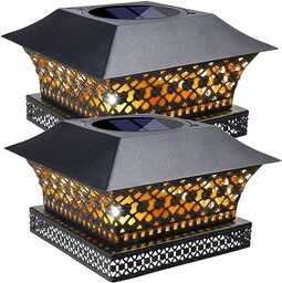Siedinlar Solarne Post Światła nasadki Zasilany energią słoneczną