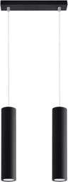 Lampa Wisząca LAGOS 2 Czarny - Sollux