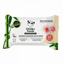 Chusteczki do demakijażu Różane, The Cheeky Panda, 25