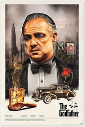 Grupo Erik The Godfather Poster - 36 x