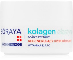 Soraya Kolagen+Elastyna, Regenerujący krem półtłusty, 50ml