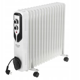 Grzejnik Olejowy 2500W (15 żeberek) Adler Ad 7819