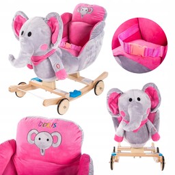 Interaktywny Jeździk na biegunach Bujak na biegunach 2w1