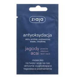 ZIAJA JAGODY ACAI Maseczka na twarz i szyję