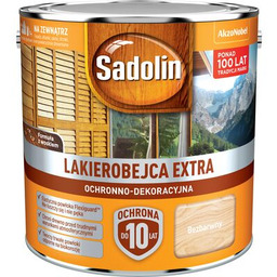 Lakierobejca Ochronno-Dekoracyjna Extra Bezbarwny 2,5 l Sadolin