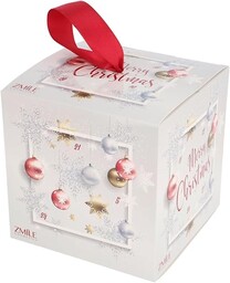 ZMILE COSMETICS Beauty kalendarz adwentowy "Merry Christmas" srebrny/złoty/magenta,