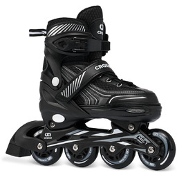 Croxer, Rolki Regulowane, Optima, Czarne, Rozmiar 39/42