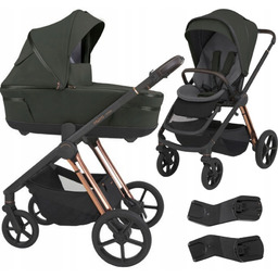 Espiro Miloo Wózek spacerowy spacerówka gondola 2w1 adapetry