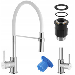 Bateria Kuchenna Zlewozmywakowa Stojąca Kran Wylewka Ruchoma Obrotowa