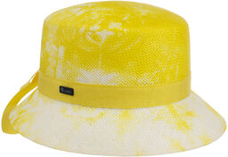 Kapelusz Słomkowy Tie Dye Bucket by Lipodo, żółty,