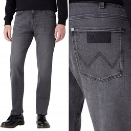Wrangler FRONTIER RELAXED Blackout PROSTE LUŹNE SZARY DżINS