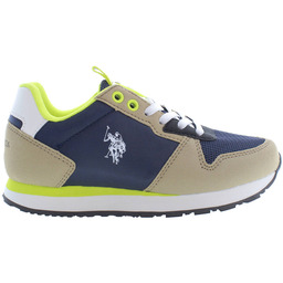 US POLO NAJLEPSZA CENA BUTY SPORTOWE DZIECI NIEBIESKIE