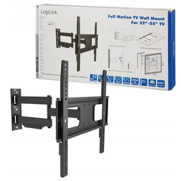 Uchwyt ścienny LogiLink do telewizora Lcd/led nachylenie -20°/+10°,