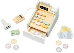 TookyToy Drewniana kasa fiskalna dla dzieci
