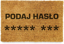 Wycieraczka 8 Gwiazdek "PODAJ HASŁO" 90x60