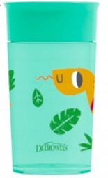 KUBEK TRENINGOWY 360 STOPNI 300ML DR BROWNS ZIELON