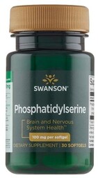 Suplement diety SWANSON Fosfatydyloseryna 100 mg, 30 kapsułek