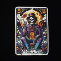 Koszulka Dead Bambi Joker Card Blk
