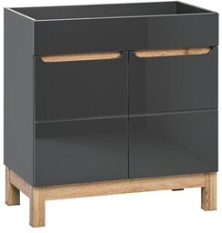 Szafka łazienkowa BALI GREY 820 pod umywalkę 60