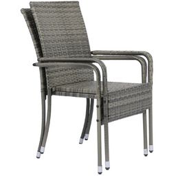 2x KRZESŁO OGRODOWE YORO Z TECHNORATTANU KRZESŁA