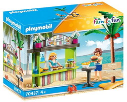 Playmobil, klocki konstrukcyjne Family Fun Kiosk na Plaży,