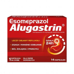 Esomeprazol Alugastrin 20 mg, 14 kaps.
