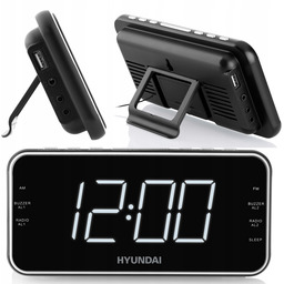 Radiobudzik Hyundai Radio Fm Am Budzik Zegarek Usb