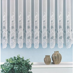 heimtexland Żakardowa zasłona, zasłona, biała, różne rozmiary