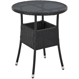 OKRĄGŁY STÓŁ OGRODOWY YORO 60 CM POLYRATTAN STOLIK
