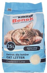 Super Benek CERTECH Compact Naturalny - żwirek