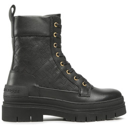 Trapery Tommy Hilfiger Lace Up Zip Boot Monogram