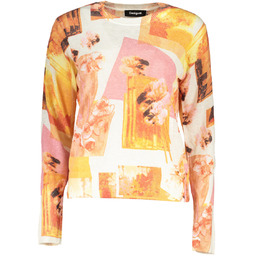 BIAŁY SWETER DESIGUAL DAMSKI