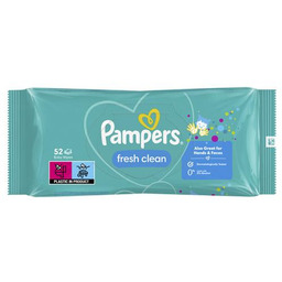 Pampers Fresh Clean Chusteczki nawilżane, 52szt.