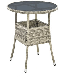 OKRĄGŁY STÓŁ OGRODOWY YORO 60 CM POLYRATTAN STOLIK