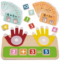 TookyToy Drewniana gra matematyczna dla dzieci