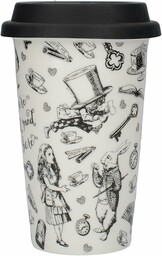 V&A ''Alice in Wonderland'' ceramiczny kubek podróżny