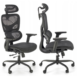 Ergonomiczny Fotel Gamingowy Obrotowy Gotard Czarny Halmar