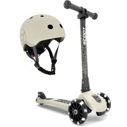 Zestaw SCOOTANDRIDE Kask + Highwaykick 3 LED hulajnoga