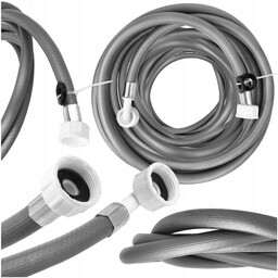 Wąż Dopływowy Do Pralki Zmywarki Uniwersalny Uszczelki Końcówki