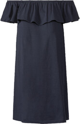 esmara Sukienka damska z bawełny Granatowy, wzorzysty