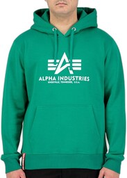 ALPHA INDUSTRIES Męska bluza z kapturem, basic, nieprzejrzysta,