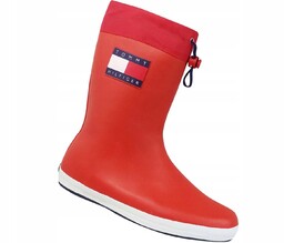 Tommy Hilfiger Kalosze Buty Dziecięce Czerwone