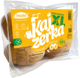 BUŁKI KAJZERKI XL BEZGLUTENOWE (4 szt.) 240 g